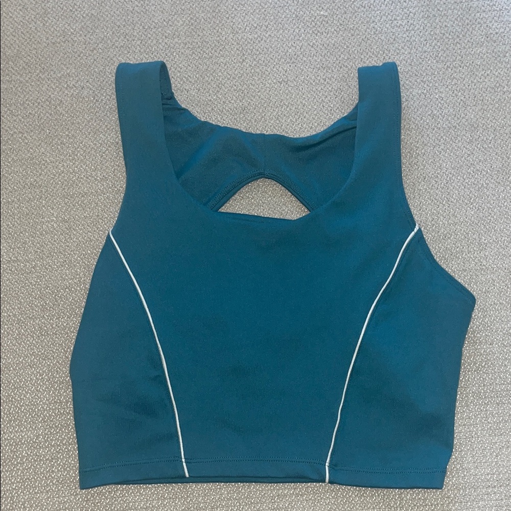 Teal Workout Tank Top